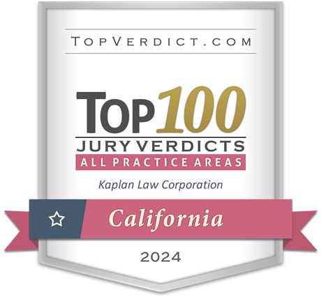 TopVerdict.com — Top 100 Jury Verdicts, All Practice Areas — Kaplan Law Corporation, California 2024